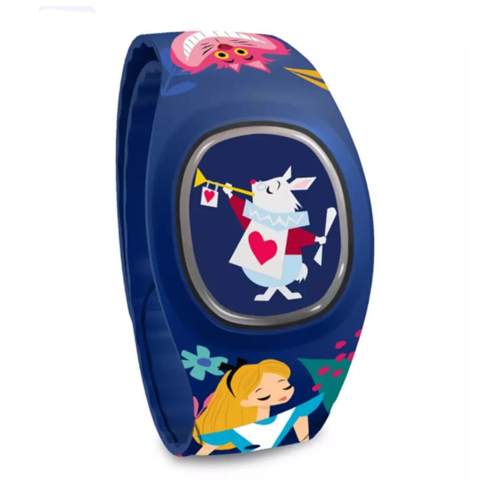 Disney Parks Alice in Wonderland White Rabbit Magic Band + Plus MB+ NIP